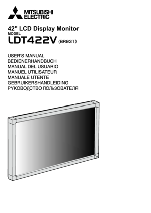 Page 142" LCD Display Monitor
MODEL
 