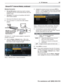 Page 43 3.  TV Features 43
For assistance call 1(800) 332-2119
StreamTV™ Internet Media, continued
Highlight the desired network and press 4. ENTER to 
connect.  A check will appear next to the connected 
network.  Press CH / PAG E to see more networks if the 
list fills more than one screen.
Setup > Network menu after connecting.  The active 
network is checked and connection data displays.
If connecting to a secure network, enter the 5. 
network key or password when prompted.  Special 
remote control keys you...