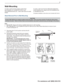 Page 7   7
For assistance call 1(800) 332-2119
Wall-Mounting
To order a wall-mount kit, please contact Peer-
less Industries, Inc. at (800) 473-3753 or visit 
www.peerlessmounts.com.  Order wall-mount kit model 
ST650.
To order a wall-mount kit from Mitsubishi Digital Elec-
tronics America, Inc., please visit www.mitsuparts.com 
or call (800) 553-7278.
Complete installation instructions are included with the kit.
Stand Removal Prior to Wall-Mounting
Disconnect the TV’s AC power cord from the AC 1. 
power...