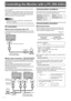 Page 1212E
Controlling the Monitor with a PC (RS-232C)
You can control this monitor from a PC via RS-232C (COM 
port) on the PC.
You can also connect multiple monitors via a daisy chain by 
using a PC. By assigning ID numbers to each monitor (see 
page 13), you can make input mode selection/adjustment or 
can check the status of a speciﬁ c monitor.
Caution
•  To control the monitor via RS-232C, set RS-232C/LAN 
SELECT to RS-232C.
•  You cannot use RS-232C and LAN control simultaneously.
PC connection...