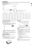 Page 9EN-9
ENGLISH
Installation
Layout of the projectorImage size varies depending on the distance between the screen and the projector.
Front projection
 The above figures are approximate and may be slightly different from the actual measurements.
Front projection, ceiling mountingFor ceiling mounting, you need the ceiling mount kit designed for this 
projector. Ask a specialist for installation.
For details, consult your dealer.

The warranty on this projector does not cover any damage caused 
by use of any...