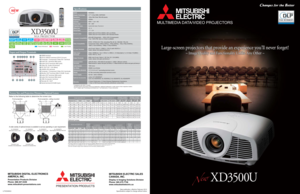 Page 1Speciﬁcations
HDMI terminal
DVI-D (HDCP) terminal (DVI-D 24-pin)
Computer / Component Video IN-1 terminal 
Audio IN-1 terminal (Mini jack)
Audio DVI-D terminal (Mini jack)
Video IN / Audio IN terminal  
DC OUT [5V 1.5A (Max)]
LAN(RJ-45) terminal
Computer / Component Video IN-2 terminals
Monitor OUT terminal (Mini D-SUB 15-pin)
Audio OUT terminal (Mini jack)
Audio IN-2 terminal (Mini jack)
USB (Computer) terminal
Remote IN / OUT
Serial terminal (D-SUB 9-pin)123456789101112131415
Refer to the following...