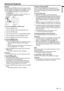 Page 21EN - 21
ENGLISH
Advanced features
Expand
By pressing the EXPAND button on the remote control, 
you can magnify the image to view the details. You can 
view the image in its original size in the REAL mode.
•  The EXPAND mode doesn't work with video or 
S-video signal. 
•  The EXPAND mode doesn't function with some  in-
put signals. For details, see page 33.
Picture in Picture (PinP) 
One of the special features of this projector is the 
picture-in-picture (PinP) mode. The PinP mode allows 
you to...