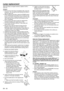 Page 26EN - 26
Lamp replacement
9.  Tighten up the screw (a) using a 
Phillips screwdriver (+) to secure 
the lamp cover.
Reset of the lamp operation time
Plug in the power cord, turn on the 
lamp, and reset the lamp operation 
time by keep pressing the , ,  and POWER buttons 
on the control panel at the same time about three sec-
onds.
Important:
•  Unless these three buttons are pressed at the same 
time, the lamp operation time isnt reset. 
•  Make sure that the STATUS indicator is lit twice and 
the lamp...