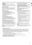 Page 5EN-5
ENGLISH
WARNING: 
Unplug immediately if there is something wrong with 
your projector. 
Do not operate if smoke, strange noise or odor comes out of your pro-
jector. It may cause fire or electric shock. In this case, unplug immedi-
ately and contact your dealer. 
Never remove the cabinet. This projector contains high voltage circuitry. An inadvertent contact 
may result in an electric shock. Except as specifically explained in 
User Manual, do not attempt to service this product by yourself. 
Please...