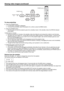 Page 20EN-20
To stop projecting:
8.  Press the POWER button. 
• A conﬁ rmation message is displayed.
•  To cancel the procedure, leave the projector for a while or press the MENU button. 
9.  Press the POWER button. 
•  The lamp goes out and the projector goes into a standby mode. In this standby mode, the STATUS indicator 
blinks green. 
10. Wait about 2 minutes.
•  During this period of 2 minutes in the standby mode, the intake fan and exhaust fan rotate to cool the lamp. 
•  The lamp can’t be lit again for 1...