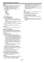 Page 34EN-34
Expand
By pressing the EXPAND button on the remote control, 
you can magnify the image to view the details.
•  The EXPAND mode doesn’t function with some 
input signals. For details, see page 45.
•  The EXPAND mode doesn’t work with video or 
S-video signal. •  When the COMPUTER 1, COMPUTER 2 or DVI-D 
(HDCP) button on the remote control or the 
COMPUTER button on the control panel is pressed, 
the PinP mode will be canceled. 
•  The PinP mode is available only when the ASPECT 
ratio is set to...