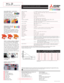 Page 2Display Technology 0.7 polysilicon LCD panel x 3 with micro-lens array
Resolution XGA 1024 x 768 native, SXGA 1280 x 1024 max., 600 viewable video lines
Brightness 1500 ANSI Lumens
Projection Lens F = 1.9 – 2.2; f = 27 – 32 mm
Zoom/Focus Manual zoom and manual focus lens
Picture Size 40 ~ 300
Lamp 150 W high-performance compact lamp
Computer Compatibility VGA ~ SXGA 640 x 480 ~ 1024 x 768, compressed 1280 x 1024 
True: 1024 x 768, Sync on green available
Video Compatibility NTSC/NTSC 4.43/PAL (including...