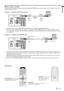 Page 21EN – 21
ENGLISH
Mouse remote control
By connecting to personal computer through the USB or SERIAL port, you can operate your computer with the
projector remote control.
Projector + computer with USB connector
Operation
•Turn off computer and the projector before connecting with SERIAL port. When connecting the computer with
the projector when the personal computer is on, the remote control does not work as a mouse. In that case,
restart the personal computer.
•When the projector is connected with USB...