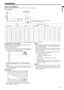 Page 9EN-9
ENGLISH
Installation
Layout of the projectorImage size varies depending on the distance between the screen and the projector.
Front projection
 The above figures are approximate and may be slightly different from the actual measurements.
Front projection, ceiling mountingFor ceiling mounting, you need the ceiling mount kit designed for this 
projector. Ask a specialist for installation.
For details, consult your dealer.

The warranty on this projector does not cover any damage caused 
by use of...