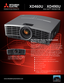 Page 1The Premier Choice for Professional
Business Presenters
The Mitsubishi XD460U/XD490U is an XGA ultra-portable DLP™
projector that supports an amazing 2500:1 contrast ratio and shines
bright at 2600/3000 ANSI lumens for an impressively bright picture.
In addition, it includes the latest Texas Instruments DDP3020 DLP™
TrueVision™ Image Processing with BrilliantColor™, as well as
Mitsubishi’s exclusive Color Enhancer feature to give you an over-
all stunning visual experience. The XD460U/XD490U also...