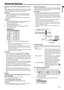 Page 23EN-23
ENGLISH
Advanced features
Displaying a user-defined image during startup or mut-
ing
You can display your desired image as the startup screen (or splash 
screen). Using the menu, you can also use it as the background that is 
displayed while the video is muted or no signal is input.
Important: You cant select IMAGE CAPTURE when PASSWORD FUNC-
TION in the FEATURE menu is set to SPLASH ID SCREEN to 
activate the password lock.
 You cant select IMAGE CAPTURE when the component video 
signal is input....