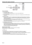 Page 20EN-20 To stop projecting:
8.  Press the POWER button. 
• A conﬁ rmation message is displayed.
•  To cancel the procedure, leave the projector for a while or press the MENU button. 
9.  Press the POWER button. 
•  The lamp goes out and the projector goes into a standby mode. In this standby mode, the STATUS indicator 
blinks green. 
10. Wait about 2 minutes.
•  During this period of 2 minutes in the standby mode, the intake fan and exhaust fan rotate to cool the lamp. 
•  The lamp can’t be lit again for 1...