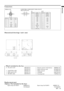 Page 31EN – 31
ENGLISH
Connectors
1 R(RED)/CR
2G(GREEN)/Y3B(BLUE)/CB4 GND5 GND6 GND7 GND8 GND9–10 GND11 GND12 DDC Data13 HD/CS14 VD
15 DDC Clock
1 TXD IN2––3––4 GND–55VIN6 CLOCK OUT7 RXD OUT
8 DATA OUT
1
352
681 5
116 10
15
267
70
48.7
267
281275261
70
73
SERIAL (8P)
Pin No. Name I/O
COMPUTER / COMPONENT VIDEO IN/OUT
(Mini D-SUB 15P)
Pin No. Spec.
Dimensional drawings  (unit : mm)
    What’s included in the box
2 AC power cord 246C483-10
246C383-20
1 Audio/Video cable 246C381-10
1 RGB cable for PC 246C507-10
1...