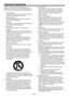 Page 4EN-4
Important safeguards
Please read all these instructions regarding your 
projector and retain them for future reference. Follow 
all warnings and instructions marked on the projector.
1. Read instructions
 All the safety and operating instructions should be 
read before the appliance is operated.
2. Retain instructions
 The safety and operating instructions should be 
retained for future reference.
3. Warnings
 All warnings on the appliance and in the operating 
instructions should be adhered to.
4....