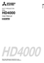 Page 1HD4000
DLP™ PROJECTOR
MODEL
HD4000
User Manual
This User Manual is important to you.
Please read it before using your projector.
ENGLISH 