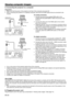 Page 20EN-20
2 1
HDMI IN
USB SERIAL
TRIGGER
COMPONENT VIDEO IN
S-VIDEO IN
VIDEO IN
HDMI IN
USB SERIAL
TRIGGER
COMPONENT VIDEO IN
S-VIDEO IN
VIDEO IN
2 1
Viewing computer images
A. Connecting the projector to a computer
Preparation: 
•  Make sure that the power of the projector and that of the computer are turned off. 
•  When connecting the projector to a desktop computer, disconnect the RGB cables that are connected to the 
monitor. 
For analog connection: 
1.  Connect one end of the supplied RGB cable to the...