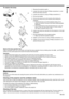 Page 33EN-33
ENGLISH
(c)
(a) (b)
(c)
To replace the lamp: 
1.  Reverse the projector gently.
2.  Loosen the screw (a) using a Phillips screwdriver (+), and 
remove the lamp cover (b).
3.  Loosen the screws (c) using a Phillips screwdriver (+).
4.  Pull up the handle. 
5.  Pull out the lamp box by the handle while holding the 
projector.
•  Pull the lamp box out of the projector slowly. If it is 
pulled out quickly, the lamp may break scattering glass 
fragments. 
•  Do not spill liquid on the removed lamp box...