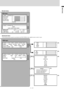 Page 23E – 21
ENGLISH
Normal menu
RGB input
Advanced menu
• The Advanced menu cannot be used unless the FLIP COVER of the supplied remote control is open.
RGB input
(22)
(22)
(24)
(24)
(24)
(25)
(25)
(26)
(26)
(27)
(27)
(27)
(28)
(28)(26)
(26)
(26)
(29)
(30)
[A]
[C] [B] 