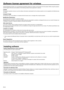 Page 20EN-20
Software license agreement for wireless
Using the following procedure, you can download and install the software for wireless communication from the projector. Before using the projector, 
read and agree to the terms and conditions of the following software license agreement in advance.
License
The licensee is granted a license to use this software (information downloaded from the wireless projector), but not copyrights and intellectual prop-
erty rights.
Computer Usage
The licensee may run the...