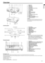 Page 7EN-7
ENGLISH
Overview
1FOCUS ring
2ZOOM ring
3 Control panel
4 Air inlet grille
5 Remote control sensor (Front)
6 Air inlet grille
7 Air outlet grille
8 Terminal board
9 Speaker
10 Adjustment feet (front)
11 Adjustment feet (rear)
12 Lock bar
13 Foot Adjustment button (Front)
14 Lamp cover
15 Wireless LAN antenna
16 Wireless LAN ANTENNA terminal
17 LAN terminal (RJ-45)
Caution:Do not replace the lamp immediately after using the pro-
jector because the lamp would be extremely hot and it 
may cause burns....