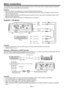 Page 11EN-11
Basic connections
This projector can be connected with various devices such as a VCR, video camer\
a, videodisc player, and personal 
computer that have analog RGB output connectors.
Important: 
•	 Make	sure	that	the	connected	device	is	turned	off	before	starting	connection.
•	 Plug	in	the	power	cords	of	the	projector	and	the	connected	devices	firmly.	When	unplugging,	hold	and	pull	the	
plug. Do not pull the cord.
•	 When	the	projector	and	the	connected	devices	are	located	too	close	to	each	other,...