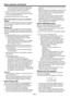 Page 17EN-17
Basic operation (continued)
•	 To	avoid	permanently	imprinting	a	fixed	image	
onto your projector, please do not display the 
same stationary images for long period.
6. Adjust the image size by turning the zoom ring.
7. Adjust the vertical position of the displayed image 
by turning the LENS SHIFT dial.
If necessary, adjust the focus and zoom again.
When fine streaks are seen on projected 
images
This is due to interference with the screen surface and 
is not a malfunction. Replace the screen or...