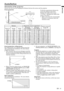 Page 9EN – 9
ENGLISH
Installation
Orientation of the projector
Picture size can be set by changing the distance between the screen and the projector.
Front projection
To find the approximate distance be-
tween the projector and screen:
Multiply the width of the screen
x 1.8 (min.) , Multiply the width of the
screen 
x 2.2 (max.).
• Refer to the chart for recommended
distances in maximum zoom and
minimum zoom.
Front projection, ceiling mount
For ceiling mount, you need the ceiling mount kit.
Ask a specialist...