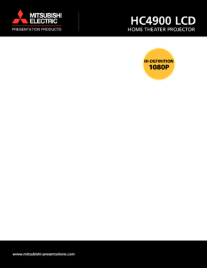 Page 1A Native 1080P Home Theater 
Projector at an Affordable Price
If you are a high definition video enthusiast who’s been looking for a more
affordable way to bring the home theater experience to your house, the HC4900
home theater projector is an excellent choice.  
The HC4900 is an economical native 1080P high definition projector.  This 3LCD
projector can transform one of your typical rooms into your own personal home
theater where you can experience your favorite stars right in your own room.  
The...