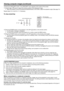 Page 24EN-24
Press the POWER button on the projector or the OFF () button on the remote control.
A conﬁ rmation message is displayed.
To cancel the procedure, leave the projector for a while or press the MENU button.
Press the POWER button on the projector or the OFF (
) button on the remote control again.
The lamp goes out and the projector goes into a standby mode. In this standby mode, the STATUS indicator 
blinks green.
Wait about 2 minutes.
During this period of 2 minutes in the standby mode, the intake...