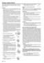 Page 22EN – 22
The lamp is designed to project the image on the LCD
panels. When the lamp no longer functions, replace it
with a new one.
Caution:
•Do not remove the lamp immediately after using
the projector, you may get burned because of the
high temperature of the lamp.
•When you replace the lamp, press the power button
to power off, then wait for 120 seconds in stand-by
mode to allow the lamp and LCD panels to cool. Turn
off  the main switch,  unplug the power cord from
the outlet, and wait one hour so that...