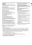 Page 5EN-5
ENGLISH
WARNING: 
Unplug immediately if there is something wrong with 
your projector. 
Do not operate if smoke, strange noise or odor comes out of your pro-
jector. It may cause fire or electric shock. In this case, unplug immedi-
ately and contact your dealer. 
Never remove the cabinet. This projector contains high voltage circuitry. An inadvertent contact 
may result in an electric shock. Except as specifically explained in 
User Manual, do not attempt to service this product by yourself. 
Please...