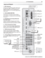 Page 21 2. TV Connections 19
In the U.S. call 1(877) 675-2224 for assistance.
123 4
HDMI
AVR AUDIO OUTPUT
DIGITAL
AUDIO
OUTPUT
RS-232C
3D
GLASSES EMITTER
ANT
INPUT 2INPUT 1
DVI/PC L
R L
R
INPUT
IR-NetCommand   
Output/External
Controller Input
P b Pr
L
R
Y/ VIDE O
1
2
13
14
8
104
12
3
11
9
5
6
7
Inputs and Outputs
HDMI (page 21)
LAN (page 34)
USBa (power 
only, page 34)
RS-232
AVR AUDIO 
OUTPUT
(page 24)
DVI/PC INPUT 
(audio input, 
page 22)
DIGITAL A UDIO 
OUTPUT
(page 24)
VIDEO
(composite video, 
page 23)
Y...