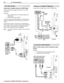 Page 2422 2. TV Connections
In Canada call 1(800) 450-6487 for assistance.
DVI Video Device
Cable Box, Satellite Receiver, DVD Player
Connect DVI devices (digital only) to the TV’s HDMI 
input jacks.
Required:
1. DVI-to-HDMI cable or DVI/HDMI adapter and 
HDMI cable
2. Analog stereo audio cables
If you are using a DVI/HDMI adapter, it is important to 
connect the adapter to the DVI device for best perfor-
mance.
Some devices require connection to an analog input 
first in order to view on-screen menus and to...