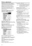 Page 2020
Adjustment from personal computer
Although this projector sets proper signal settings set
automatically for the image signal from personal
computers. But at times, there can be some
diferences in timings.  In this case, press AUTO
POSITION button.  If the images are still not pro-
jected correctly, use MENU display to adjust the
projected images from personal computers.
Afteradjustments are made, the new settings can be
saved in user function.
Adjusting the images from personal
computers in MENU...