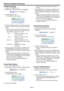 Page 41Network settings (continued)
EN-41
IP Address Settings
1. Display the IP CONFIG menu.
2. Press the S or T button to select IP ADDRESS.
3. Press the ENTER button.
• IP ADDRESS screen appears. 
4. Press the direction buttons to move the key cursor, 
select the numbers to enter, and press the ENTER 
button.
• Set the numeric value within the range from 0 to 
255. However, set the numeric value for the final 
octet within the range from 1 to 254.
 key: ............. Shifting the position of enter 
cursor to...