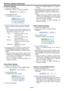 Page 42EN-42
Network settings (continued)
IP Address Settings
1. Display the IP CONFIG menu.
2. Press the S or T button to select IP ADDRESS.
3. Press the ENTER button.
 IP ADDRESS screen appears. 
4. Press the direction buttons to move the key cursor, 
select the numbers to enter, and press the ENTER 
button.
 Set the numeric value within the range from 0 to
255. However, set the numeric value for the final
octet within the range from 1 to 254.
 key: ............. Shifting the position of enter 
cursor to the...