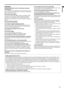 Page 5EN-5
ENGLISH
WARNING: 
Unplug immediately if there is something wrong with 
your projector. 
Do not operate if smoke, strange noise or odor comes out of your pro-
jector. It may cause fire or electric shock. In this case, unplug immedi-
ately and contact your dealer. 
Never remove the cabinet. This projector contains high voltage circuitry. An inadvertent contact 
may result in an electric shock. Except as specifically explained in 
User Manual, do not attempt to service this product by yourself. 
Please...