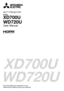 Page 1This User Manual is important to you.
Please read it before using your projector.
DLP™ PROJECTOR
MODEL
XD700U
WD720U
User Manual
XD700U
WD720U 