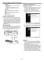 Page 42EN-42
 Important:
•	Virtual display function is only supported by 
Windows XP.
•	 To	project	a	virtual	extended	screen,	the	
attached Virtual display driver must be 
installed.
• Hide UI
 Hides or displays the main user interface.
• About
 Displays the version information of the  LAN 
Display System. 
• Exit
 Exits the LAN Display System.
Ending the LAN Display projection
5. Click the Exit button on the main user interface or 
the menu window to exit the LAN Display System.
6. In case of the wireless LAN...