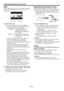 Page 57EN-57
Split
You can split the screen in two and display a computer 
image on the left screen and a video image on the 
right screen. 
Left screenRight screen
To use the split mode:
1.  Press the SPLIT button on the remote control. 
t 5IFTDSFFOJTTQMJUJOUXPBOEUIFMFGUBOESJHIU
screens display the following images:
- Left screen:  Image supplied to the last 
selected input source, 
COMPUTER1, COMPUTER2, 
DVI, or HDMI
- 
Right screen:   Image supplied to the last 
selected input source, VIDEO 
or...