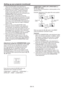 Page 15EN-15
Setting up your projector (continued)
t 8IFOUIF,&:450/&NPEFBEKVTUNFOUJT
performed, the displayed image may be distorted.
t %FQFOEJOHPOUIFJOTUBMMBUJPODPOEJUJPOTPGUIF
projector and the screen, a perfect rectangular 
image and the proper aspect ratio may not be 
obtained. Slight distortion can be corrected by the 
CORNERSTONE-mode adjustment.
t /PJTFNBZBQQFBSPOUIFTDSFFOEVSJOHUIF
KEYSTONE-mode adjustment because of the type 
of the video signal being projected and the setting...