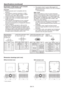 Page 74EN-74
490
201119*
421
Dimension drawings (unit: mm)
Speciﬁcations (continued)
Speciﬁcation of RGB signals in each computer 
mode of the projector (continued)
Important:
tSome computers aren’t compatible with the 
projector.
tThe projector’s maximum resolution is 1280 x 
800 pixels. It may not display images of higher 
resolutions than 1280 x 800 correctly.
tImages with SYNC on G (Green) signal may jitter.
tImages with SYNC on G (Green) signal may be 
tinged with green.
tIf the resolution and...