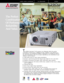 Page 11600 ANSI LUMENS 13 POUNDS SVGA
The S290U ColorView™ LCD projector from Mitsubishi offers the perfect 
combination of performance, reliability and value. Whether in the classroom or 
the boardroom, the fully-featured S290U is lightweight for portability but delivers
big, bold presentations. Plus, it’s so easy to operate you can concentrate on your
audience, not the projector. 
1600 ANSI lumens for super bright presentations
Exclusive, award-winning ColorView Natural Color Matrix for rich, vivid colors...