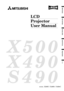 Page 1EN – 1
ENGLISH
LCD
Projector
User Manual
FRANÇAIS
DEUTSCH
ITALIANO
ESPAÑOL
MODEL  X500U / X490U / S490U
X500
X490
S490 