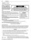 Page 4242 Appendices
CAUTION
BURN DANGER!  HOT SURFACES INSIDE!
Touch lamp cartridge handle only.  Do not touch lamp or lamp car-
tridge housing.  Keep lamp cartridge horizontal during removal.  Do  not tilt as glass may come out and cause injury.  Replace lamp car -
tridge only with the same part number 915B455012.
CAUTION:  If the television 
is on, press POWER to turn 
it off.  Unplug the television 
and allow it to cool for at least 
one hour before attempting to 
replace the lamp cartridge.
Lamp
The light...