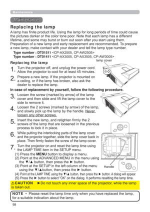 Page 9898
0DLQWHQDQFH
Maintenance
$ODPSKDV