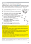 Page 103103
Replacing the inter nal clock batter y
(YHQW6FKHGXOLQJLQWKH8VHU
V
0DQXDO1HWZRUN*XLGH$EDWWHU\LVQRWFRQWDLQHGDWWKHWLPHRIIDFWRU\VKLSPHQW

 7XUQWKHSURMHFWRURIIDQGXQSOXJWKHSRZHUFRUG$OORZWKH
SURMHFWRUWRFRROVXI