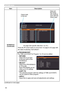 Page 6262
OPTION menu
ItemDescription
SCHEDULE
( Continued )               2/2 page (Set specific date from 1 to 10.)
■ PROGRAM EDIT
The TIME and EVENT for Program 1 to 16 can be editted.
• RETURN
Select this to go back 
to the top menu of the 
SCHEDULE.
• SELECT
Select from PROGRAM-01 
to 16 to edit. 
Each PROGRAM can be 
setup up to 20 settings
• COPY TO
The selected program (with the settings of TIME and EVENT) 
can be copied to other program.
• APPLY
Select this to apply and save all adjustments and...