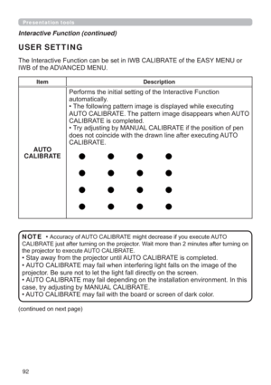 Page 9292
Presentation tools
Interactive Function (continued)
7KH,QWHUDFWLYH)XQFWLRQFDQEHVHWLQ,:%&$/,%5$7(
RIWKH($6